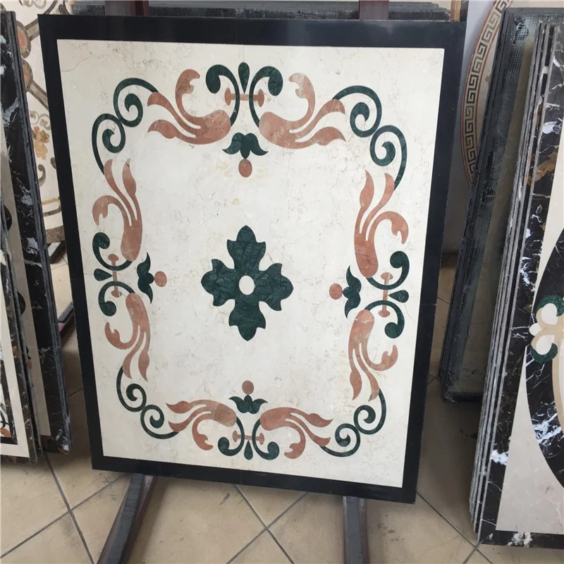 Marbl Pattern Floor Inlay Design Made with Auto CAD Drawing