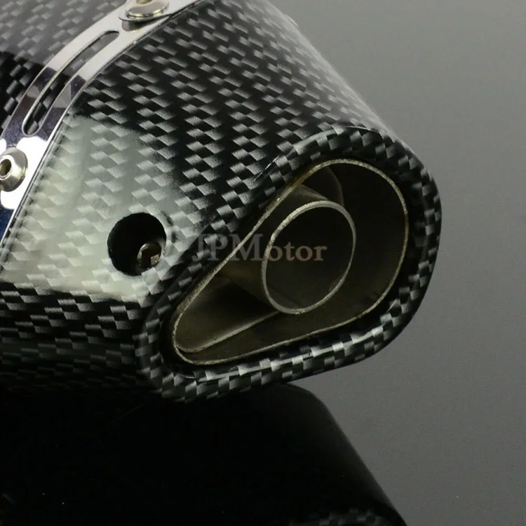 Jpmotor 51 мм углеродного волокна скутер выхлопных газов