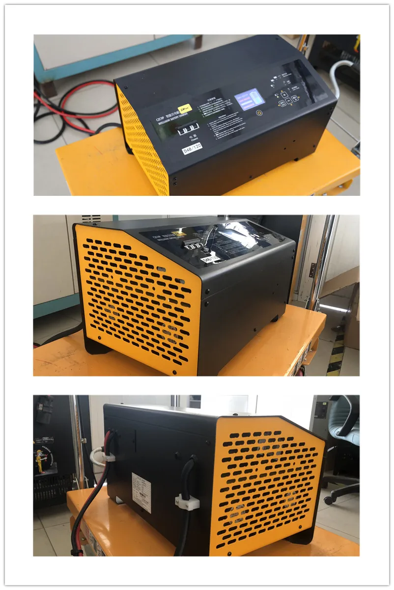 High Frequency EV Forklift Golf Cart Smart Intelligent Portable Lead Acid Battery Charger 48V 65A 80A 3kw 4kw Czc9p