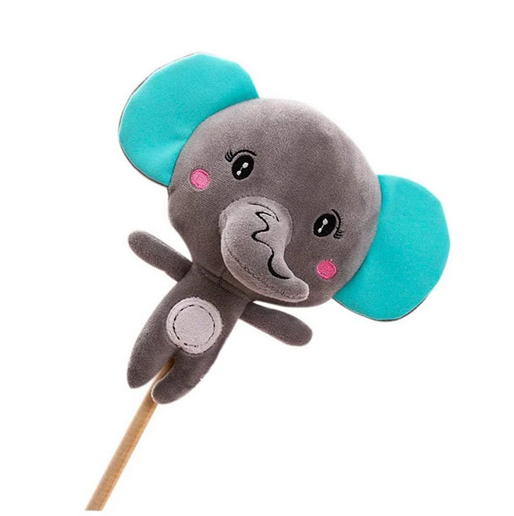 stuffed animal on a stick