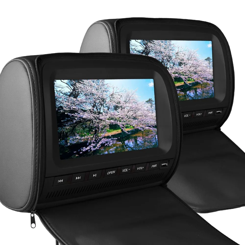 Xtrons 9 Headrest Dvd Player For Car Vehicle Headtrst Monitor With Zip Cover Buy Dvd Car Headrest Native 32 Games Dvd Headrest Dvd Player For Car Product On Alibaba Com