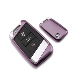 Умный Автомобильный ключ Volkswagen из ТПУ экологически чистый нетоксичный Чехол для автомобильного ключа для VW new magotan 2018 passat19 CC Wei LAN B8
