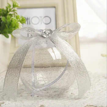 Factory directly sale new creative Christmas transparent dot hollow acrylic hanging ball