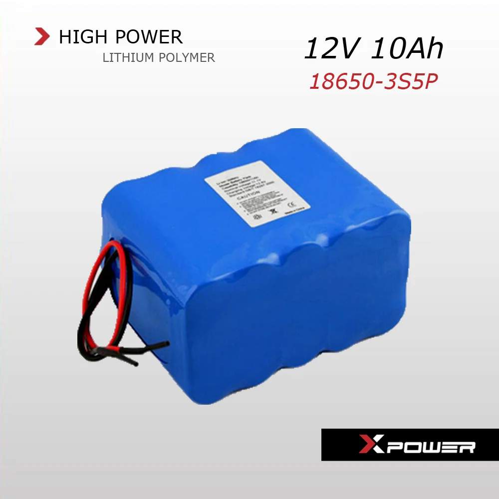 12v 10ah Lithium Ion Battery Pack High 