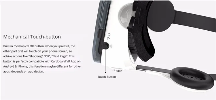 Xiaozhai BOBOVR Z4 3D VR Glasses Virtual Reality Headset Cardboard Oculus Rift Gear VR Vive Box for iPhone HTC 4.7~5.56 Smartphone (18)