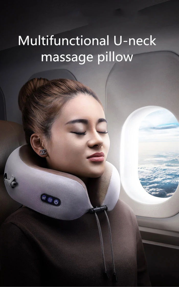 Home Shiatsu Head Shoulder Back Neck Massager Deep Tissue Kneading