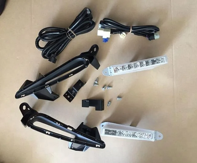 Car Parts for Toyota Vitz Yaris 2014 to 2017 Led Drl Lighting