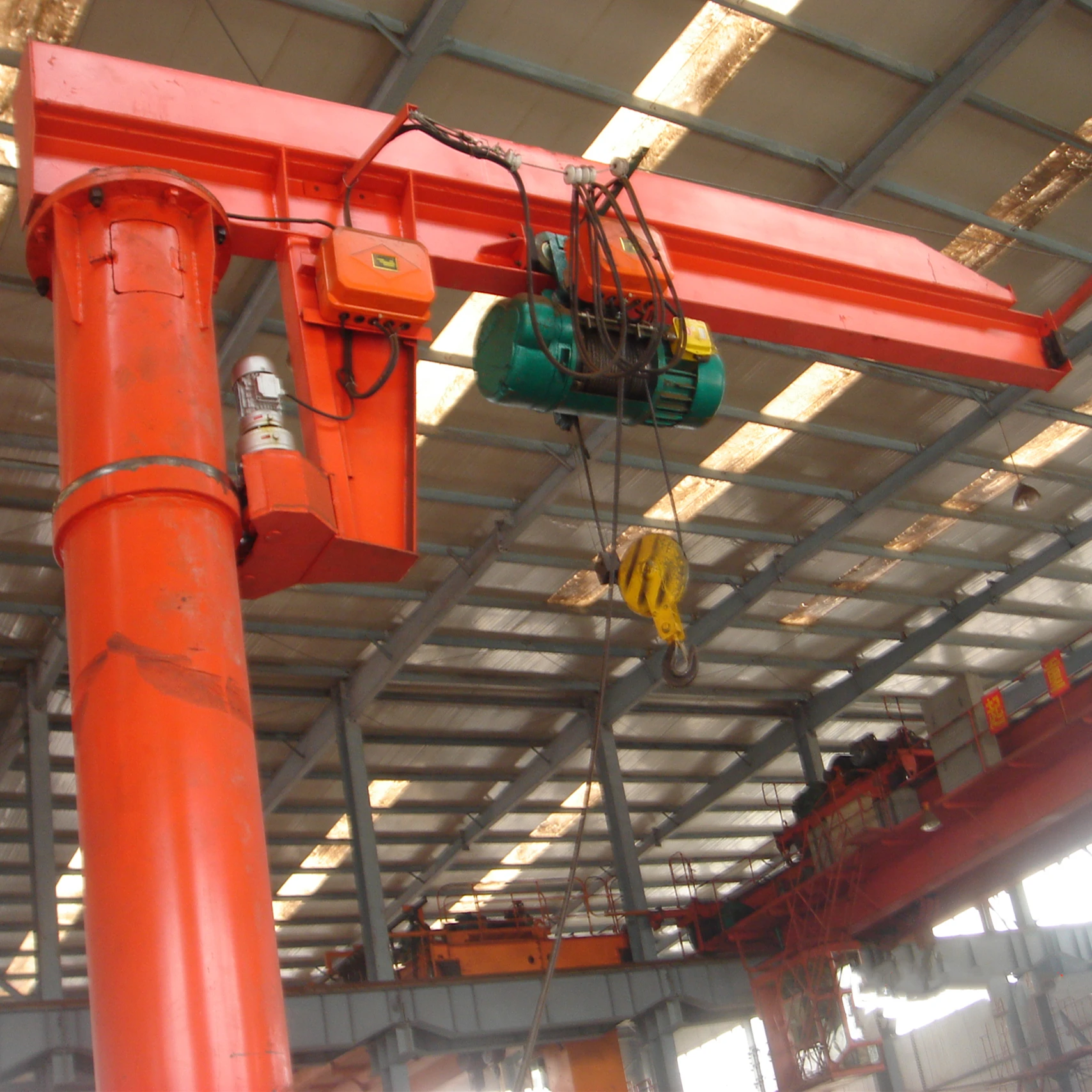 SZMC Brand Arm Column Movable Fixed Crane Mini Small Portable Jib Hoist for Lifting