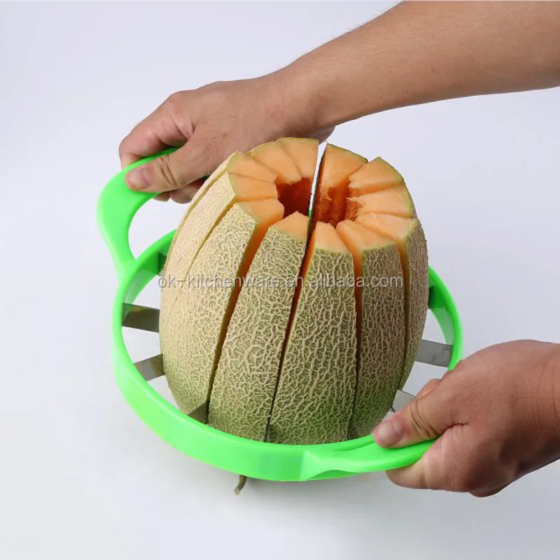 Yunt Ensemble d’ustensiles pour couper les fruits en acier inoxydable ananas melon pastèque 