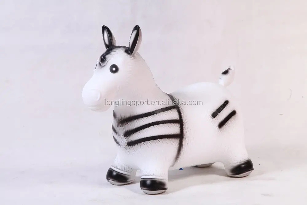 Пластиковые прыгающие игрушки-животные с музыкой для детской езды