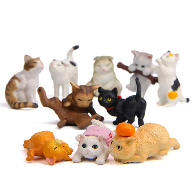mini cat figures