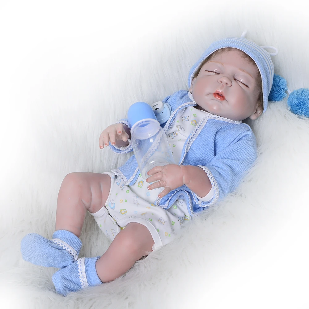Muñeca Reborn De 22 Pulgadas Bebé Recién Nacido Que Se 
