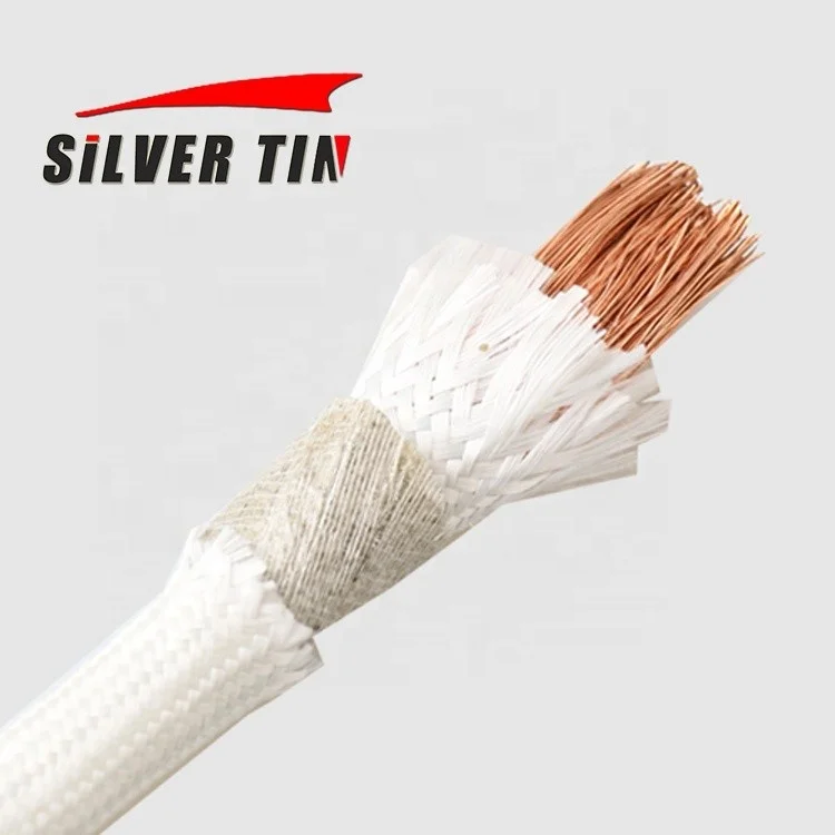 
GN500 Mica Fiberglass Braided Fire Resistant High Temperature Cable Wire 