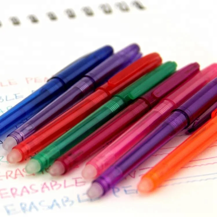 Colored Gel Ink Pen With Eraser Erasable Gel Pen Buy Erasable Gel Pen