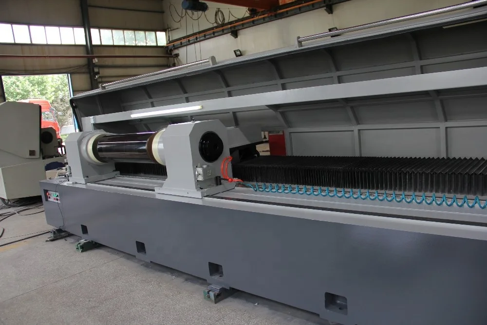 High Precision Laser Rotogravure Printing  Embossed Cylinder Engraving Machine