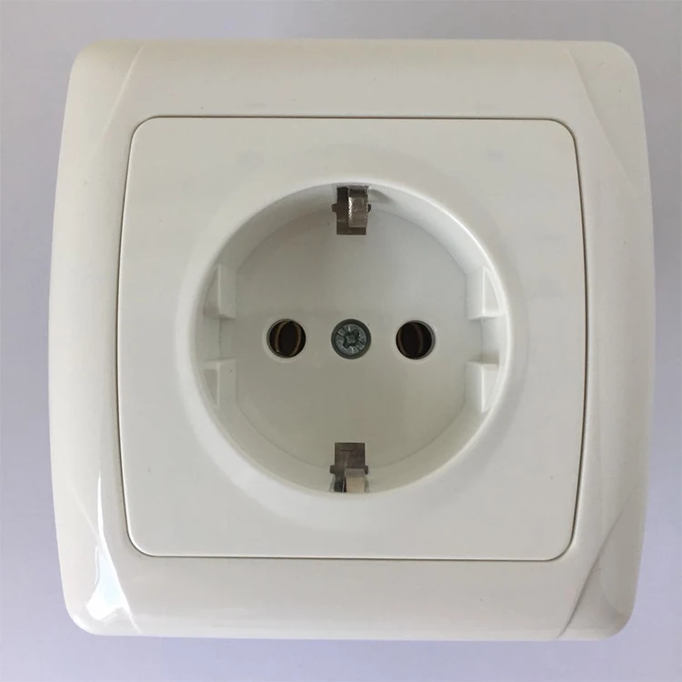 High Quality Long Duration Time 16A Wall Socket European Standard 220V Wall Socket