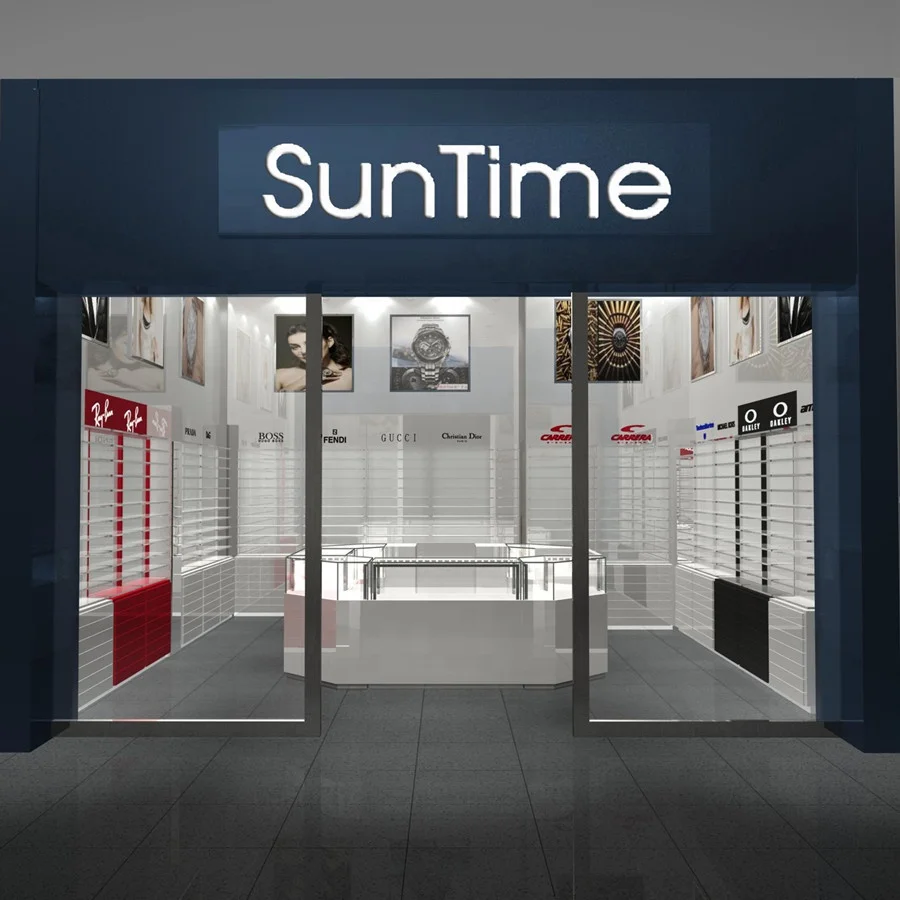 High Quality Eyewear Display Stand Optical Display Rack Cabinet Modern Optical Shop Interior Design