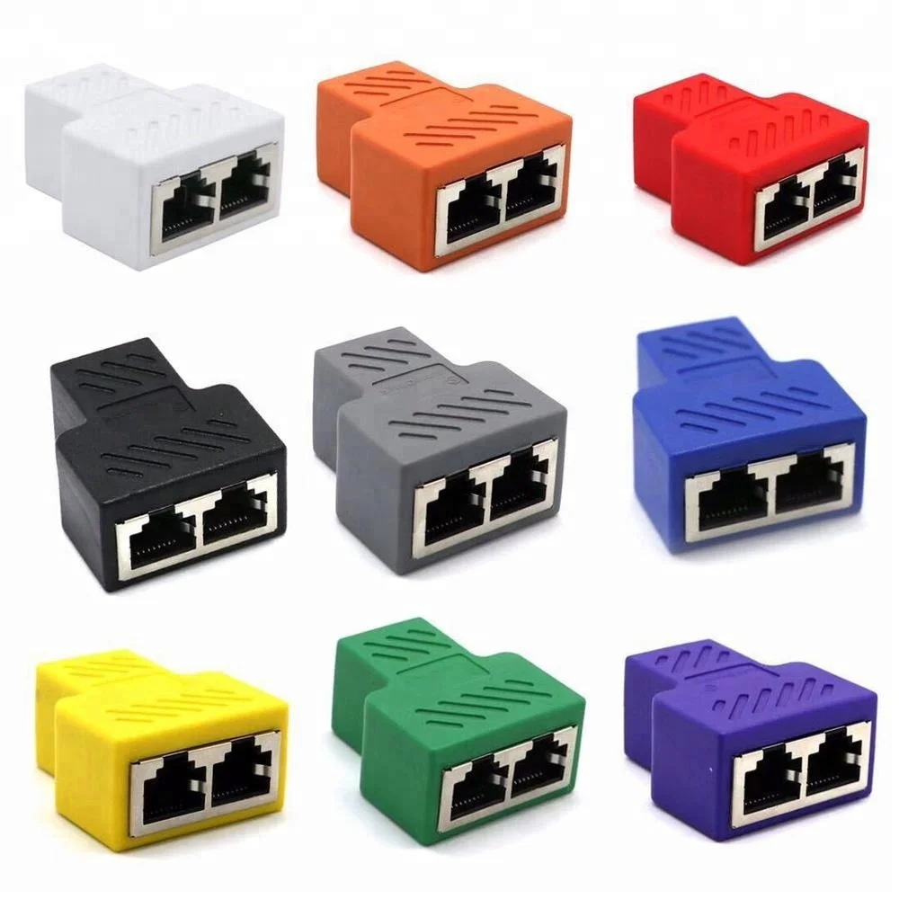 
 Разветвитель rj45 8p8c от 1 до 2  