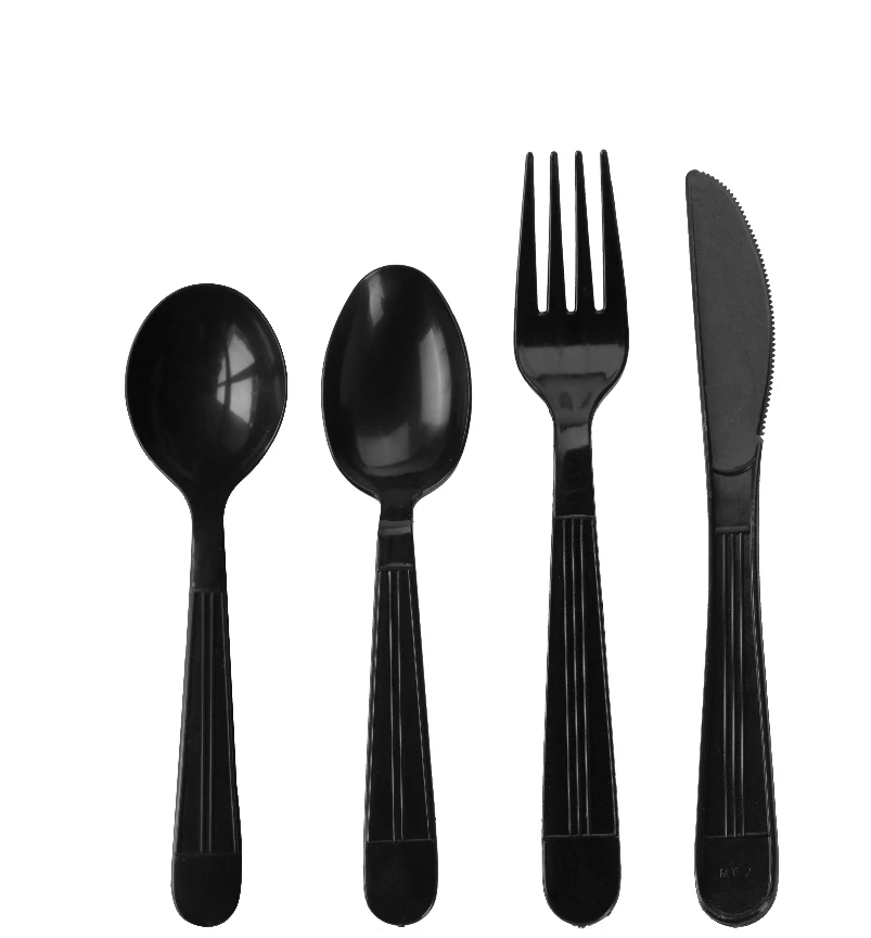 Plastic Disposable Cutlery Tableware Set For Restaurants Buy