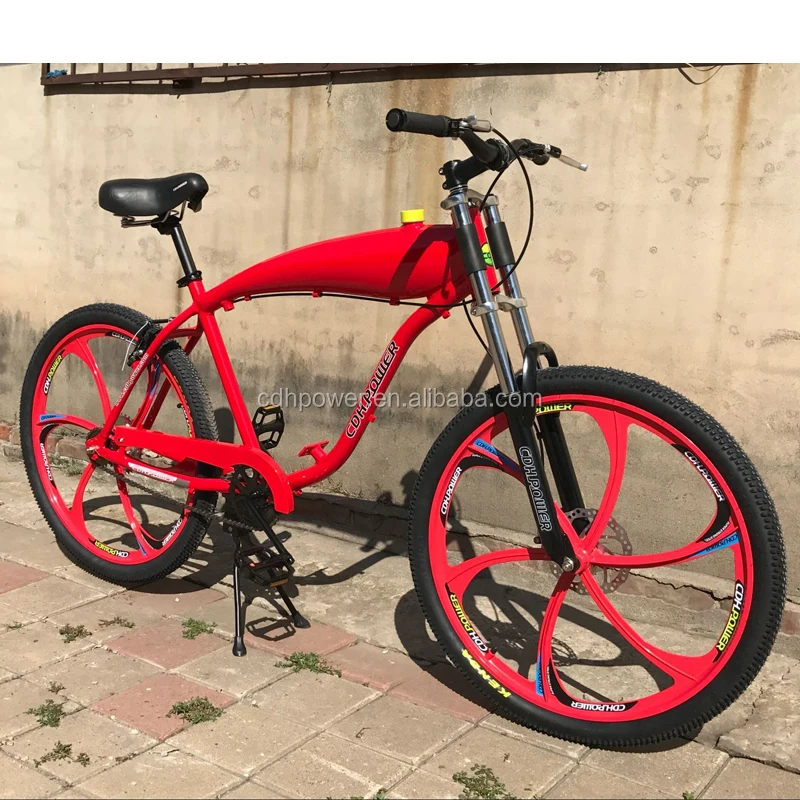 motorized bicycle mag wheels