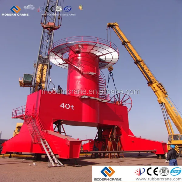 Easy and Simple to Handle Rail Type Harbour Portal Crane