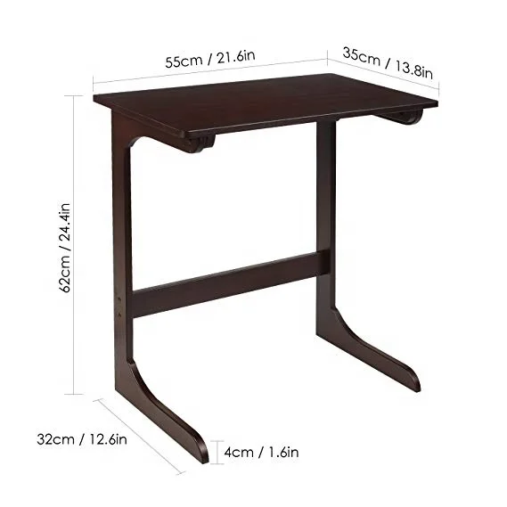 Кофейный столик BICHENG для дивана, дивана, кровати, боковой столик, цветная бамбуковая мебель в стиле ретро для гостиной, современная лазерная гравировка, 55*35*62 см