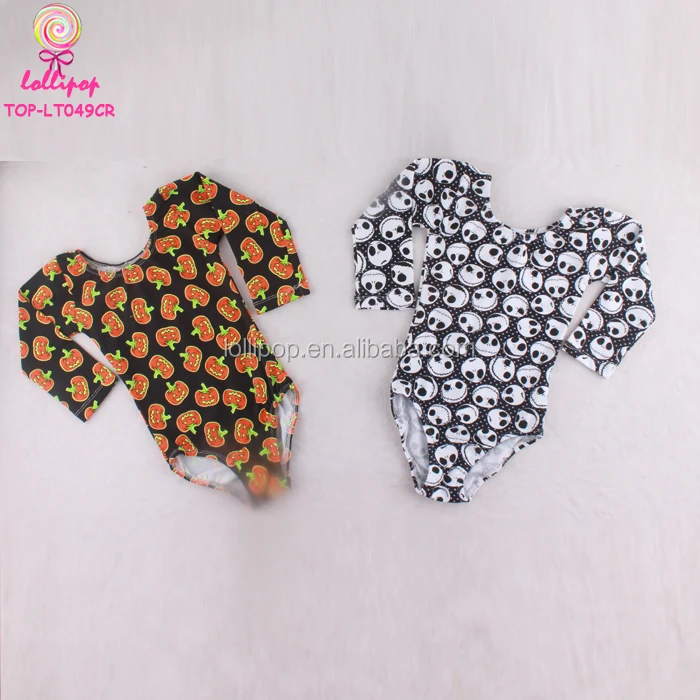 Бирюзовый гимнастический купальник с цветочным принтом, детский классический балетный купальник для танцев, хлопковый купальник с рюшами и рукавами-фонариками для девочек