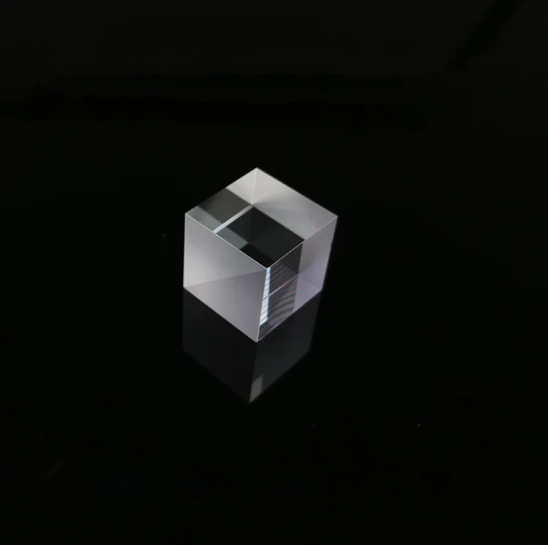 Custom High Quality K9 Optical Glass Cube Beam Splitter Prism