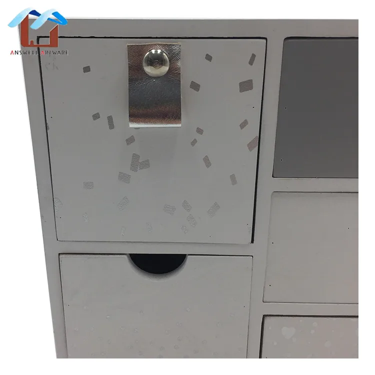 Маленький настольный мини-органайзер из натурального дерева для дома и офиса коробка хранения Настольные