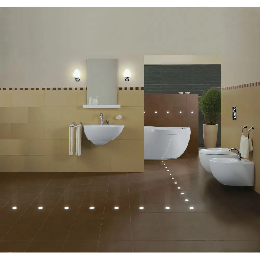 DC12V IP67 Ground Recessed LED Lighting for Bathroom Shower Floor, image size:1000x1000