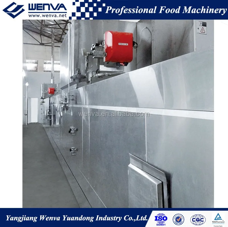 PLC Controlled Hybrid Gas Tunnel Baking Oven for Biscuit Bread Cake