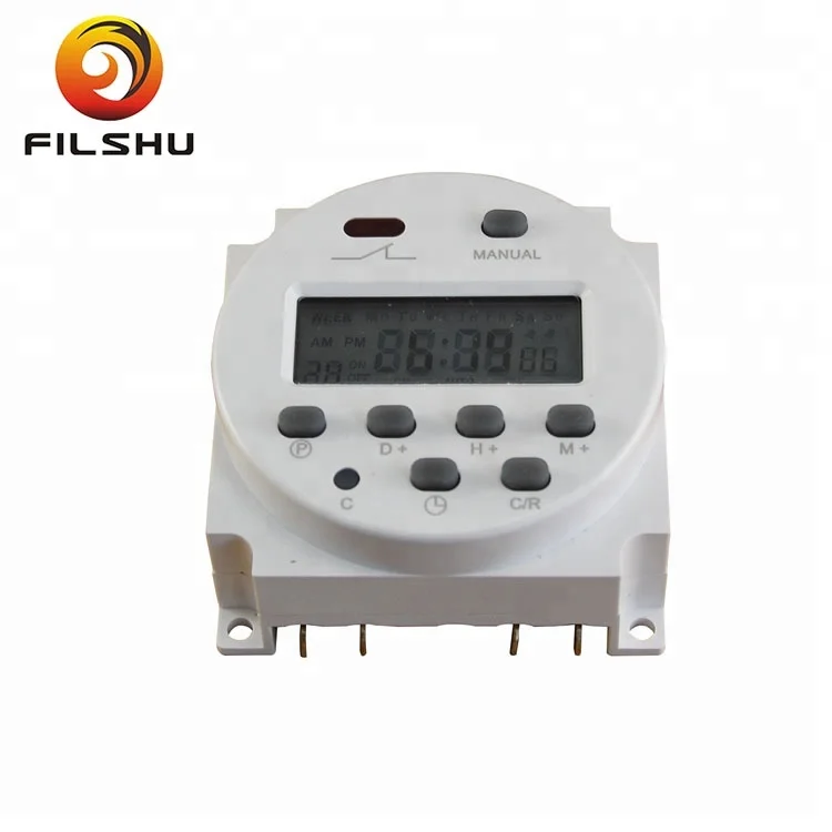 Low Voltage Round Programmable 12v Mechanical Timer Switches