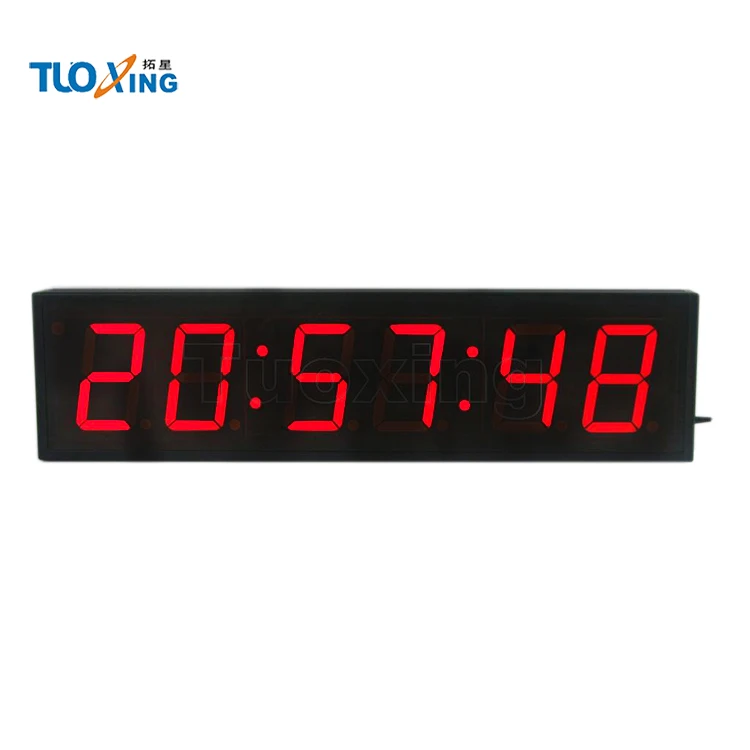 5 inch 6 digit large programmable digital timer