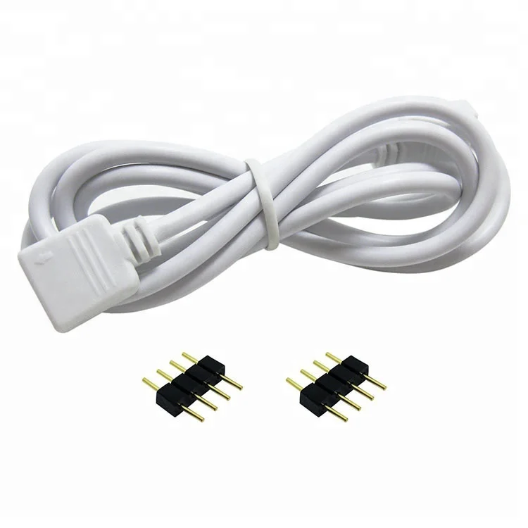 4-Pin RGB LED Splitter Cable – 8-Way Y Splitter, 180W, Black, For Strip Lights