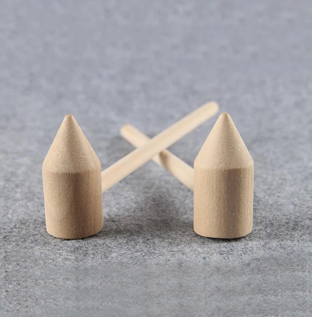 Wholesale Special Wooden Mallet Hammer Chinese Bamboo Wine Corkage Pointed
