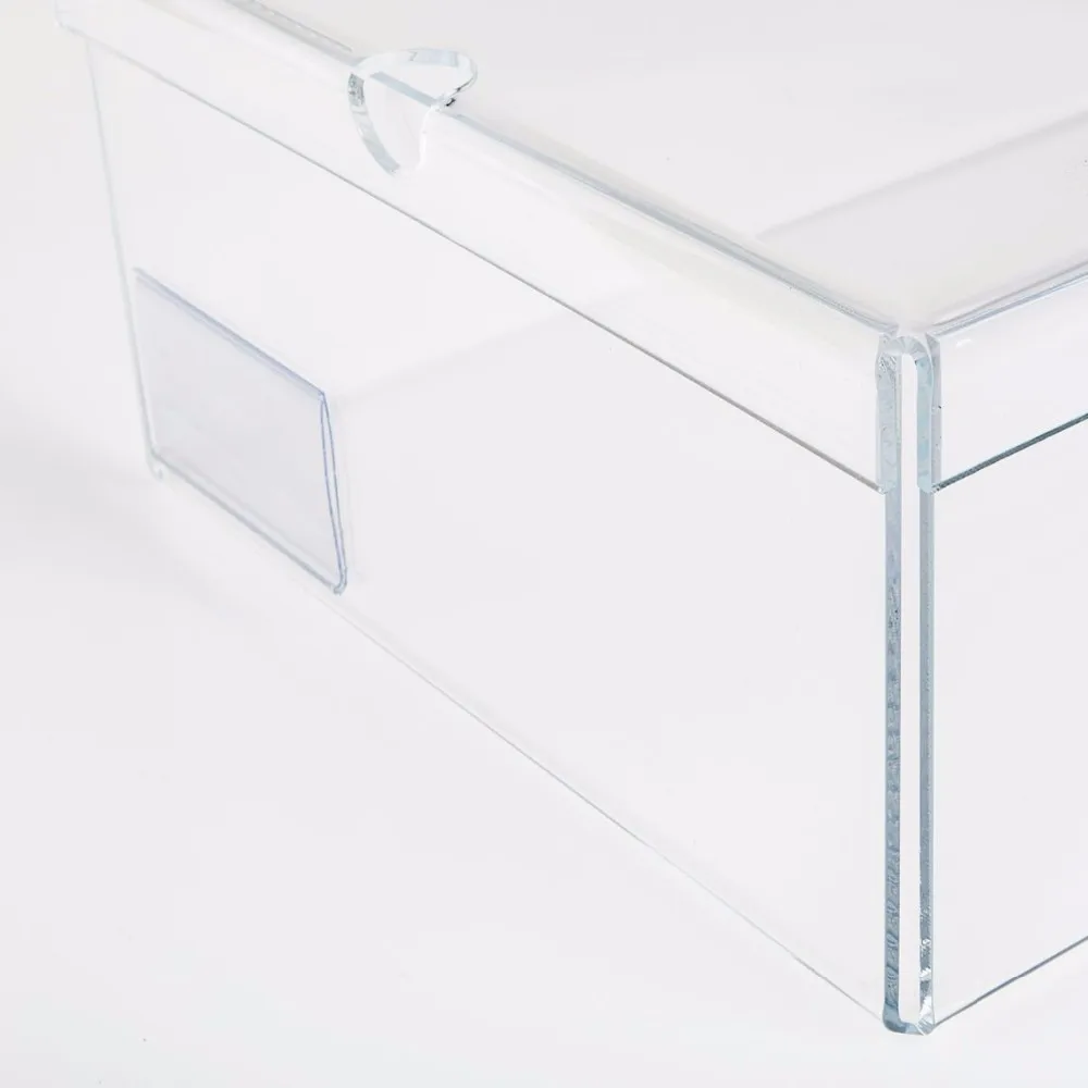 Factory Supply Customized Clear Perspex Sneaker case Acrylic Shoe Box