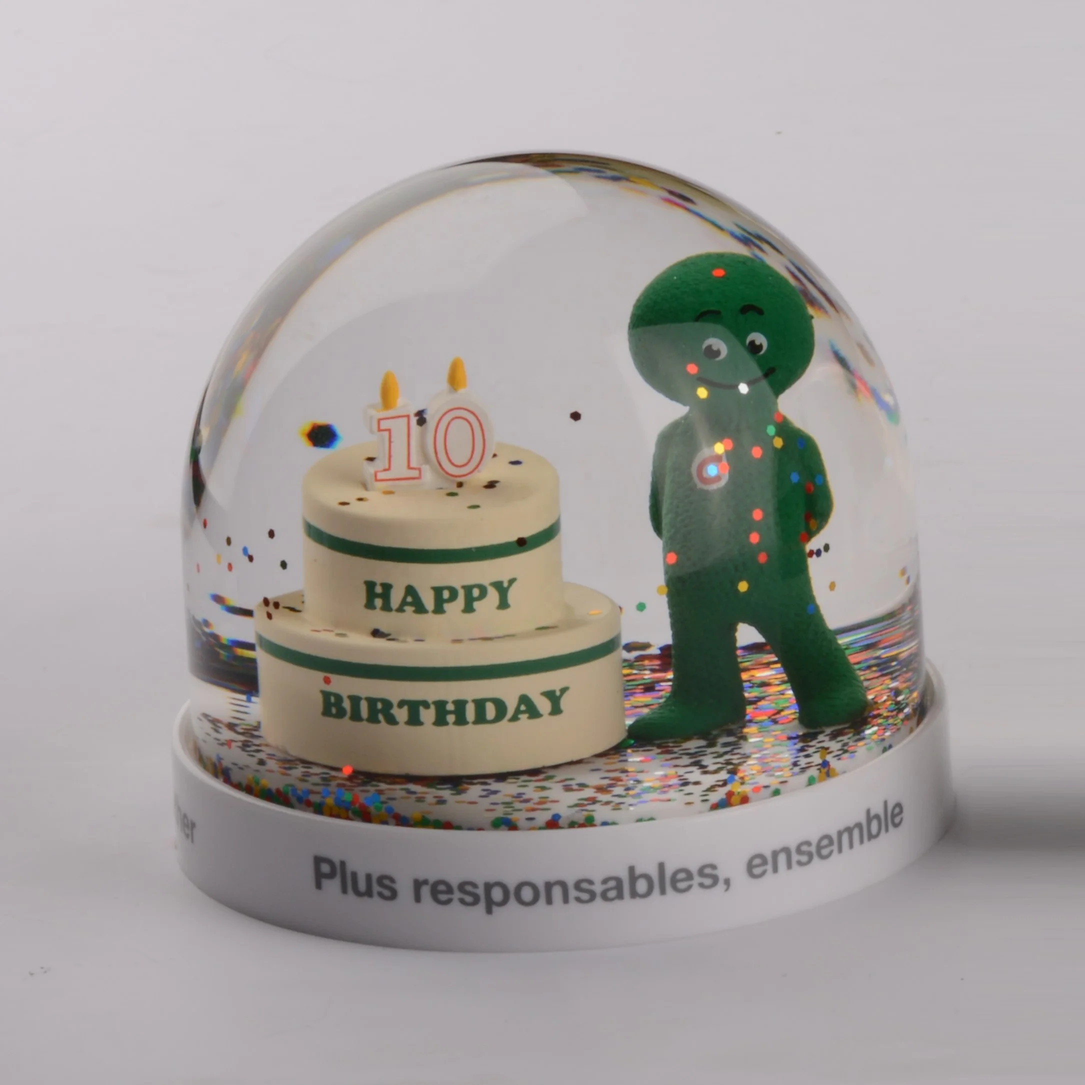 カスタムインナーレジンフィギュアウォータースノーボールアクリル