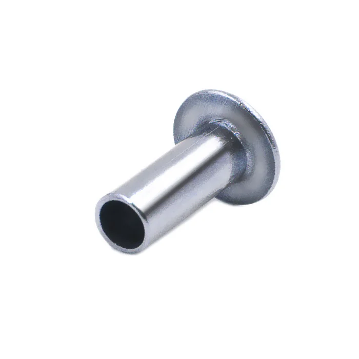 18-8 Stainless Steel Sem-tubular Rivet 3/16 Body Diameter 3/8 Head Diam TRUSS Head Style 1000 piece box 1/2 Length 