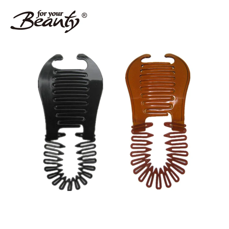 Adjustable Elastic Bendable Smooth Interlocking Styling Hair Comb Clip