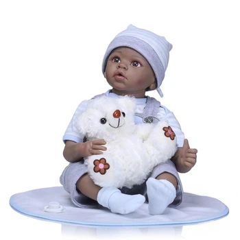 NPK 58cm Silicone Reborn Baby Dolls Boneca Reborn Realista Fashion