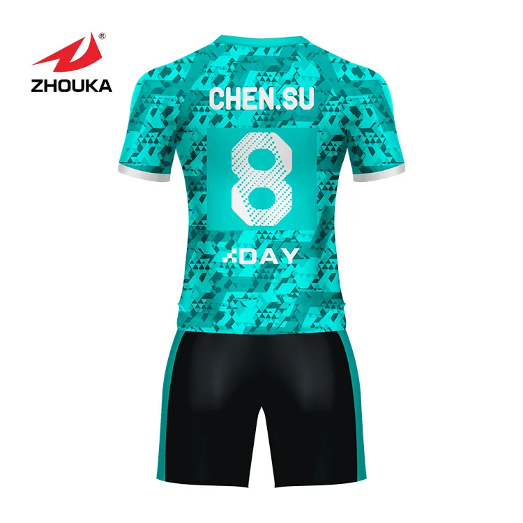 customize slim fit football shirts wholesale sublimation full set digital  printing football jersey soccer wear