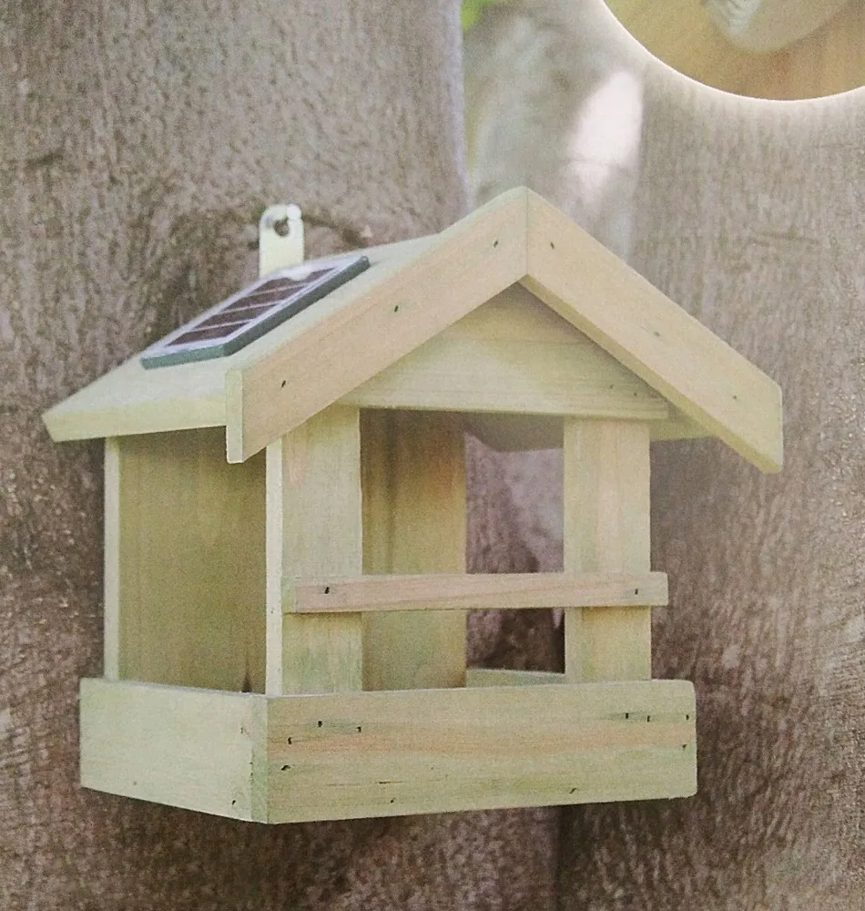 High quality eco-friendly wall-mounted wooden bird cage feeder garden breeding bird cage feeder bird for sale