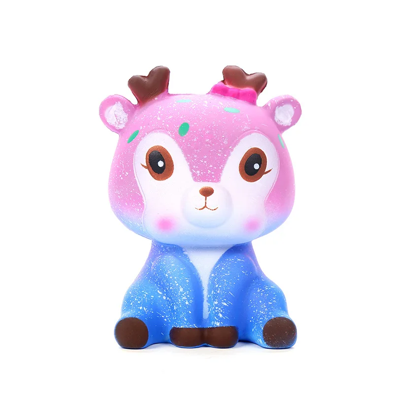 Игрушка из пенополиуретана в виде оленя, мини-фиджет, забавный олень Сика, игрушки-антистресс для детей и взрослых