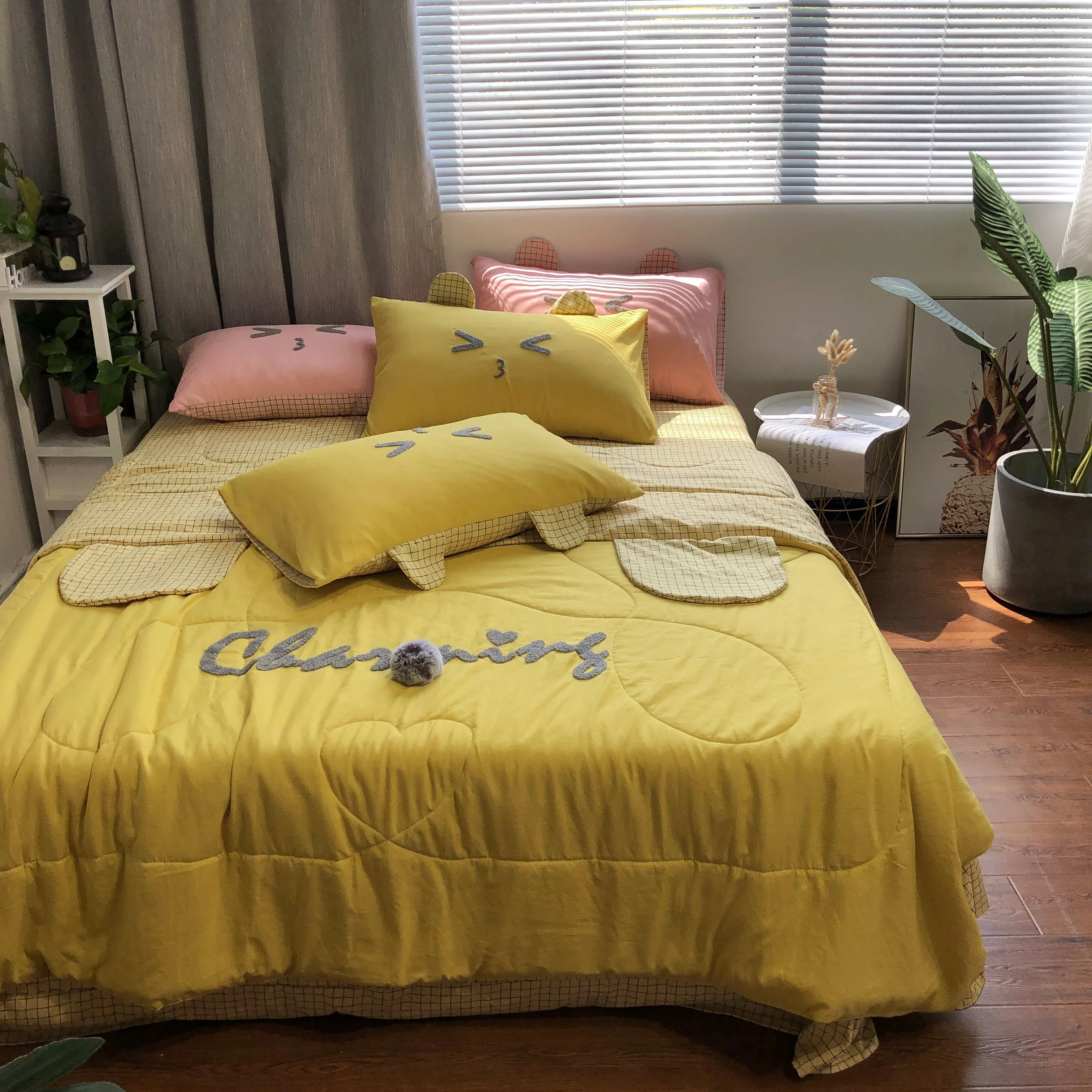 独特2019 新设计创意婴儿成人聚酯床上用品套装 - buy bedding set