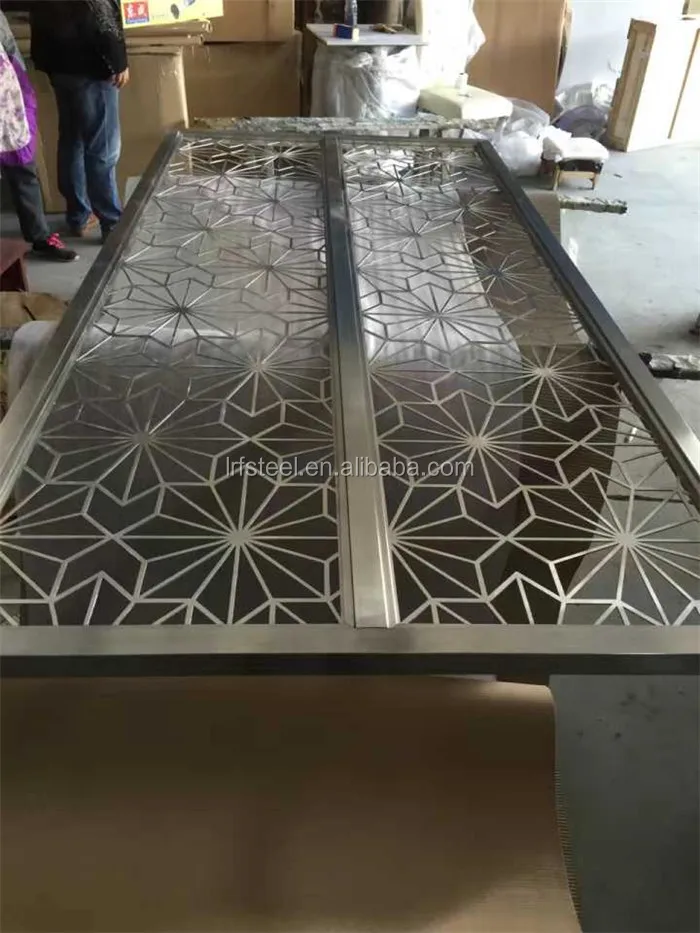 Современный дизайн, индивидуальная алюминиевая лазерная резка, декоративное разделение комнаты