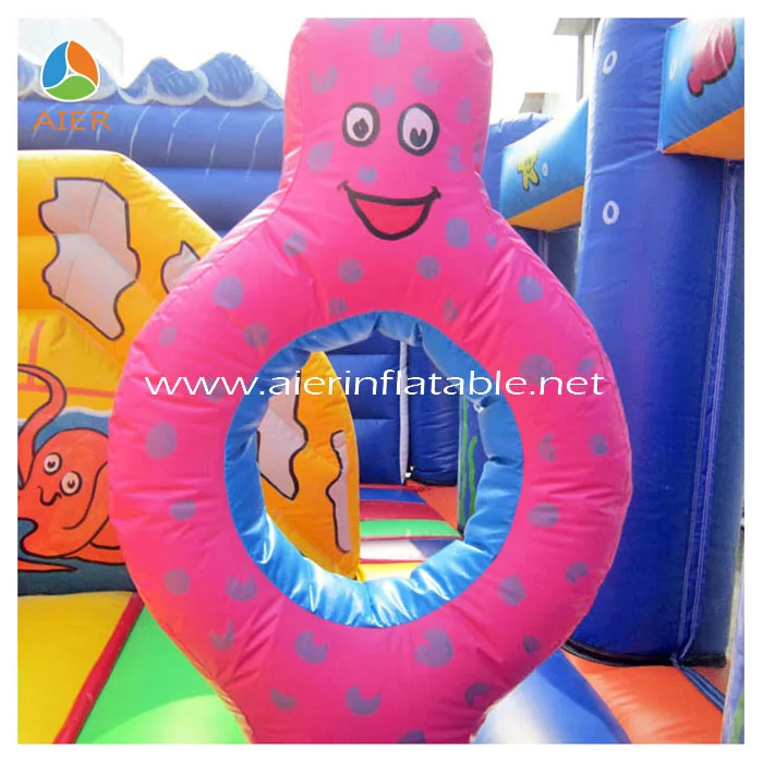 
2020 новый дизайн, горячая Распродажа, ПВХ тематический фон для океана, надувной парк развлечений для детей 