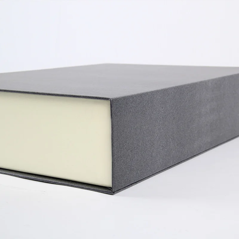 Роскошная матовая Складная магнитная подарочная упаковочная коробка ручной работы на заказ