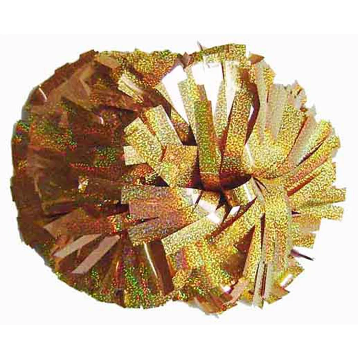 Металлические золотые помпоны для чирлидинга и