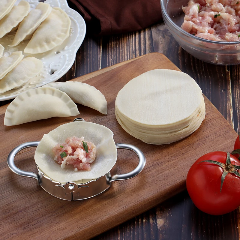 Оптовая продажа с завода портативный инструмент для изготовления пельменей ручной работы из нержавеющей стали форма