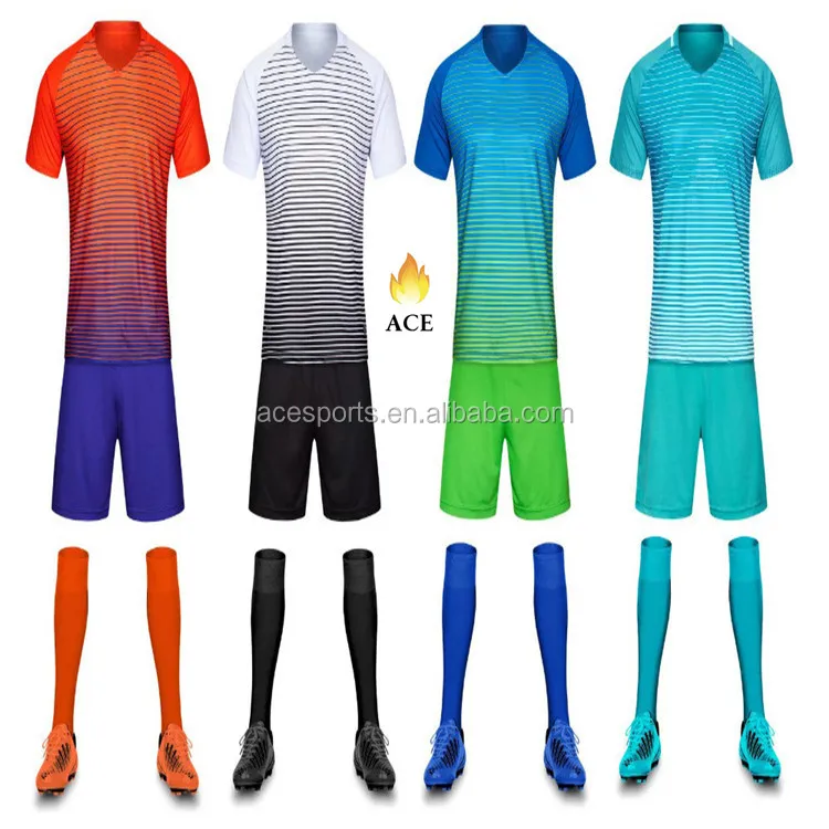 Custom New Design Football Jersey Cheap Soccer Uniforms For Adult ...